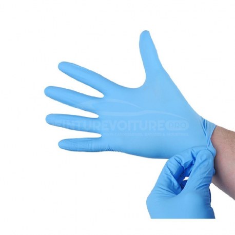 Gants épais en nitrile (boîte de 100)