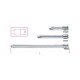 Rallonge carrés - BETA TOOLS 3/8"