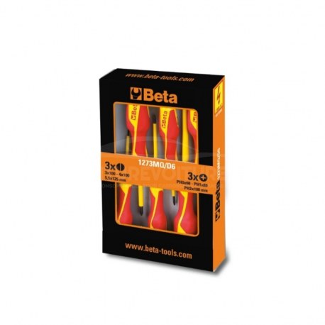Boîte de 6 tournevis isolés 1000 V - BETA TOOLS
