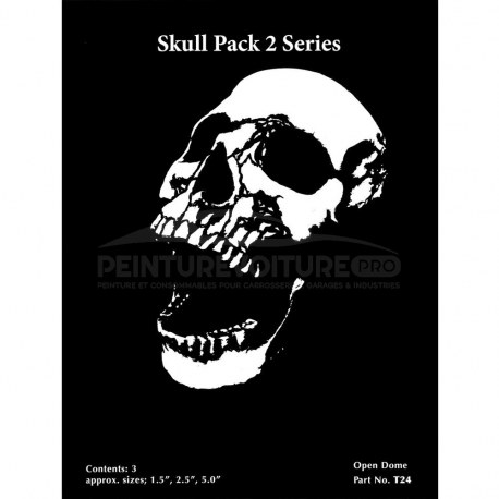 Pochoirs Pack Tête de Mort Open Dome