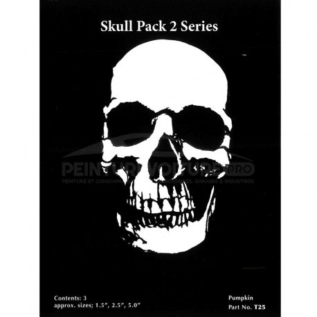 Pochoirs Pack Tête de Mort Pumpkim