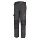 Pantalon de travail multipoches avec inserts en tissu extensible