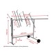 Support multi rotatif universel pour pièces de carrosserie
