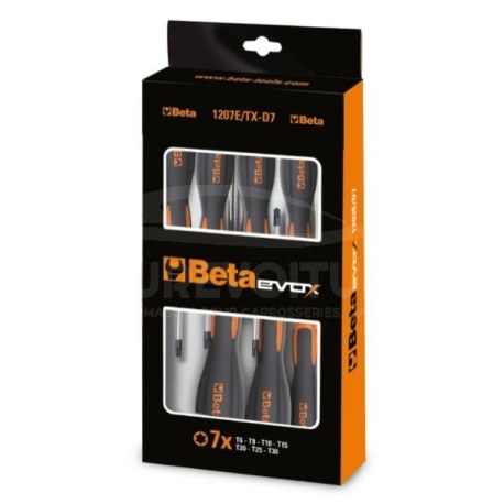 Boite de 7 tournevis Torx BETA TOOLS