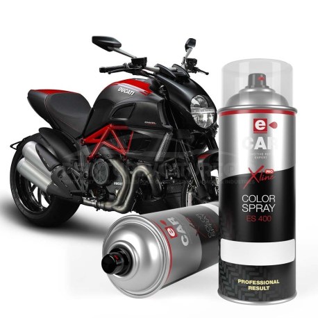Bombe de peinture moto à vernir (solvantée)