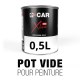 Pot peinture vide avec couvercle 0,5L