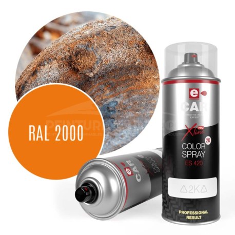 Peinture Antirouille en aérosol couleur RAL Orange