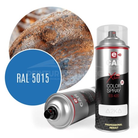 Peinture Antirouille en aérosol couleur RAL Bleu