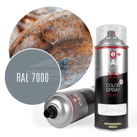 Peinture Antirouille en aérosol couleur RAL Gris
