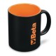 Tasse en céramique noir avec logo orange Beta Tools