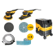 Pack ponceuses Mirka Galaxy Duo 2 Extraction Dexos 1217 Pro