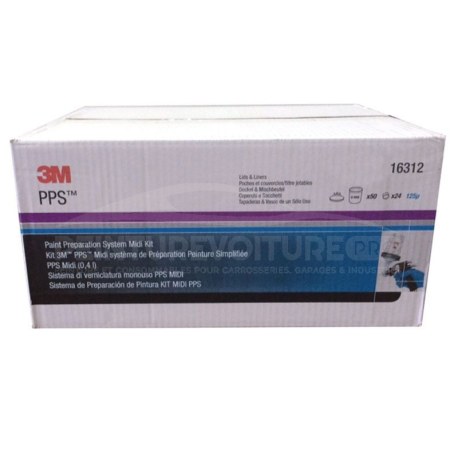 Godet PPS 3M jetables en 400ml et filtre 125µ