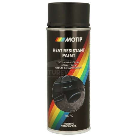 Peinture haute température Motip Noire 800°C