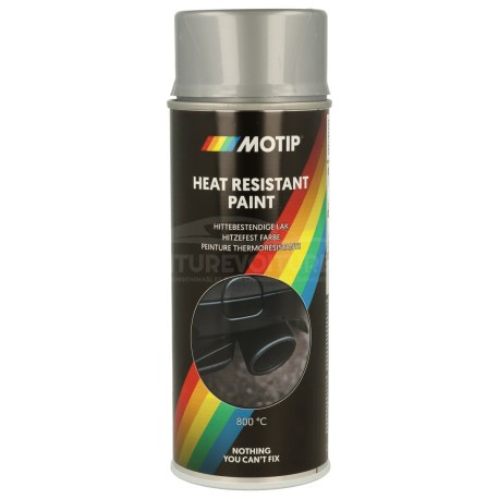 Peinture haute température gris 800°en bombe