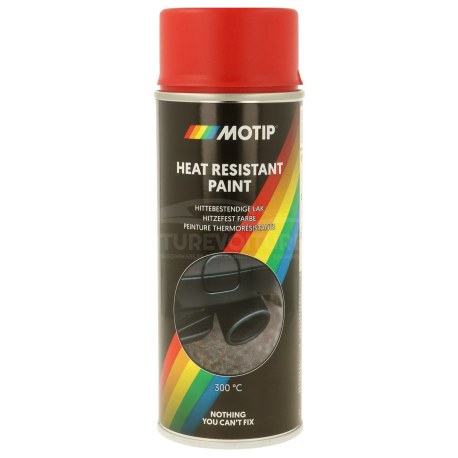Peinture haute température Motip Rouge 300°C