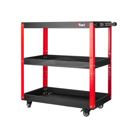 Chariot d'atelier NTools L3S – 3 plateaux acier 100 kg
