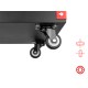 Chariot d'atelier NTools L3S – 3 plateaux acier 100 kg
