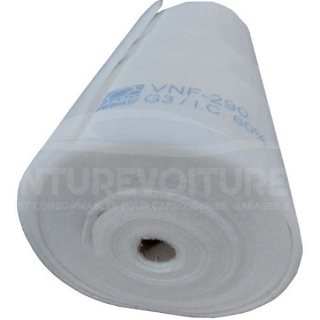 Préfiltre rouleau VNF150 pour cabine de peinture pro - 1,20 m x 20 m
