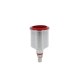Godet QCC aluminium 0,15 l réutilisable pour pistolets SATA