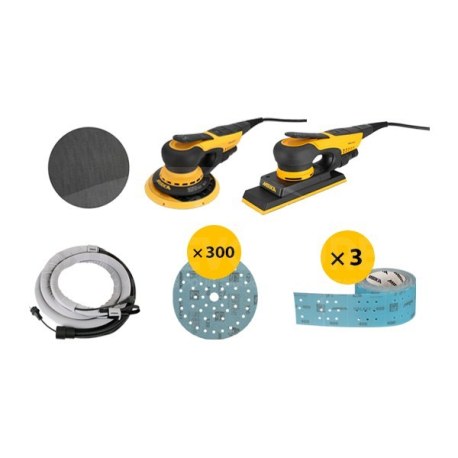 Pack ponçage Mirka Galaxy Duo II Essentiel carrosserie