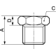 Réduction mâle / femelle cylindrique Prevost A4Z pour réseau pneumatique