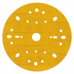 Disque abrasif 3M Hookit Gold 288U 150 mm multitrous - Boîte de 100