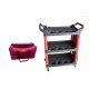 Kit carrossier polissage Presta avec servante et polisseuse