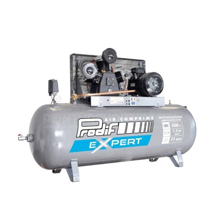 Compresseur d'air bi-étage Prodif Expert 500 L - 7,5 CV