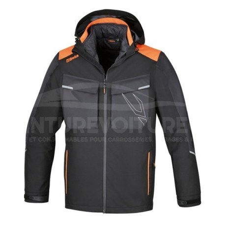 Veste de travail 3 en 1 Beta 7569NG - coque TPU imperméable + gilet rembourré amovible