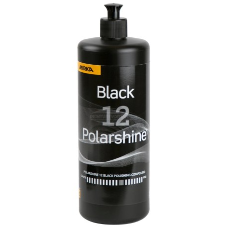 Polarshine 12 Black - Pâte à polir carrosserie noire atelier pro Mirka