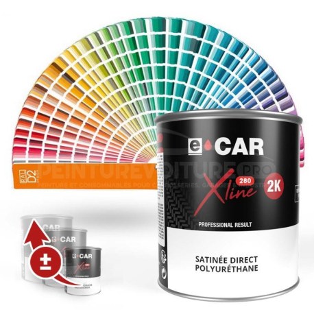 Peinture RAL satinée en pot