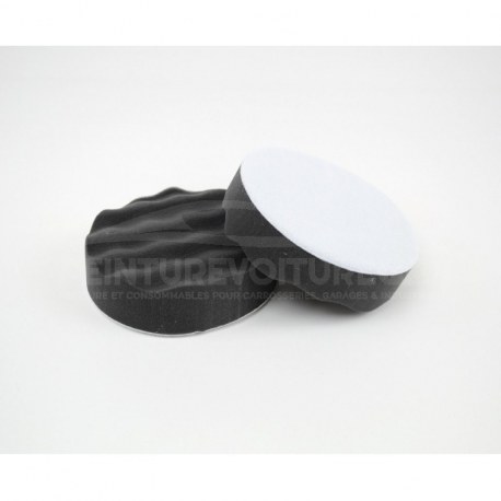 Disque de polissage ondulé noir ( souple)