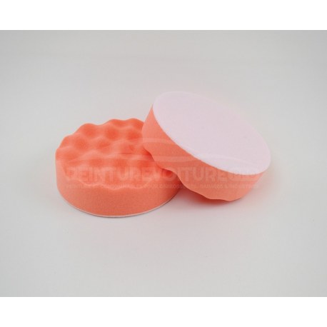 Disque de polissage ondulé orange ( dur)