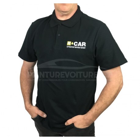 Polo ECAR noir pour homme