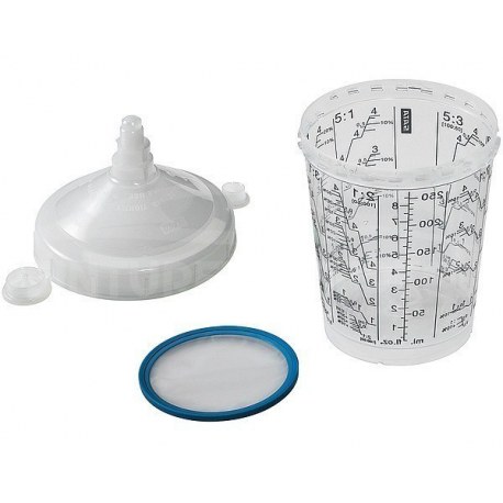 Godet RPS SATA jetables en 650ml et filtre 125µ