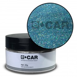Metal Flakes Laser Lake Blue 100μ