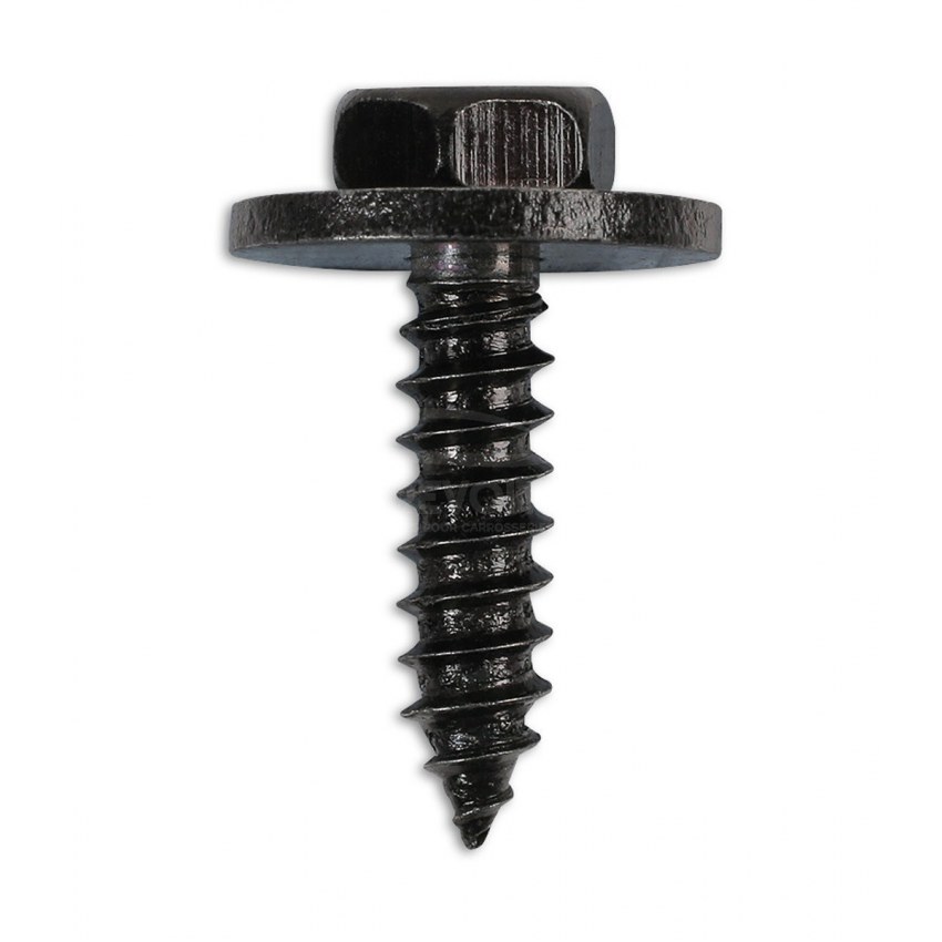 X AUTOHAUX Lot De 10 Vis à Tête Hexagonale Noires M5 Avec Rondelle Pour BMW E46 E60 E90 - 07147129160