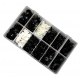 Coffret de clips de garnitures auto