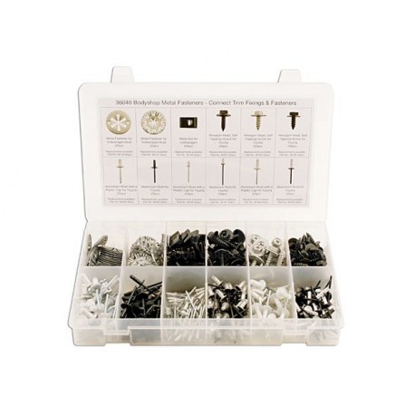 Coffret de fixations métalliques automobile