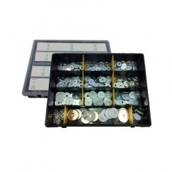 Coffret de  rondelles très larges galvanisées