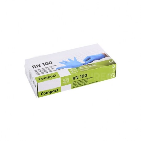 Gants Nitrile bleu jetable ECO