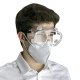 Lunettes de protection avec valves anti-buées