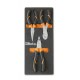 Lot de 3 pinces sur plateau thermoformé pour servante beta