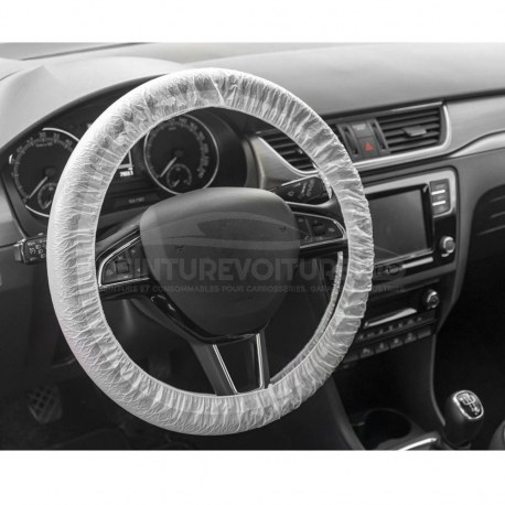 Couvre volant jetable en plastique