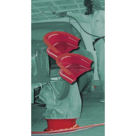 Guide de tuyau d'air pour roue dans cabine peinture auto