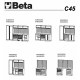 BETA Tools - Mobilier établis d'atelier 2 modules de 1,3m