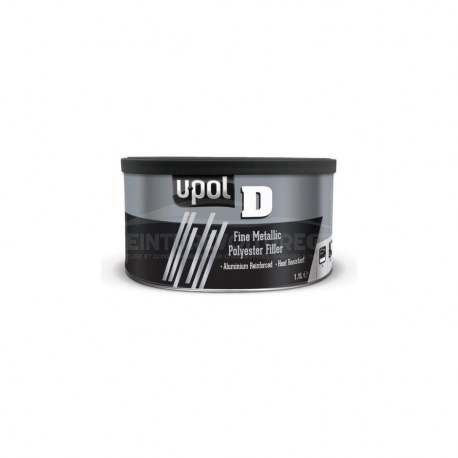Mastic métallique fin U-POL D - UPOL Gris Argent en boîte