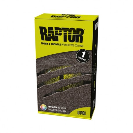KIT RAPTOR 1 L Liner et durcisseur - Noir