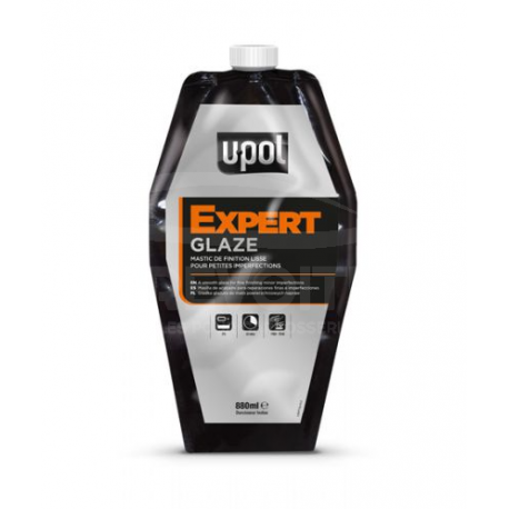 Mastic de finition blanc GLAZE UPOL en poche