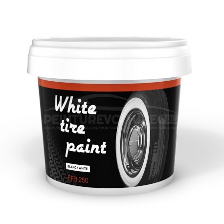Peinture pour pneus Flanc Blanc ECAR
